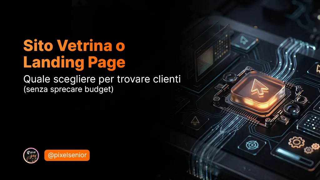 Sito Vetrina o Landing Page quale scegliere per trovare clienti