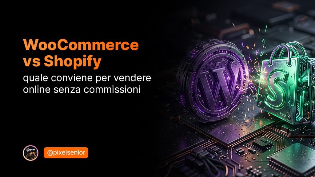 WooCommerce o Shopify quale conviene per vendere online senza commissioni